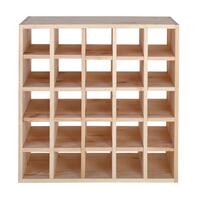 Produktbild f�r 'Weinregal 60 cm, KARO, Kiefernholz natur'