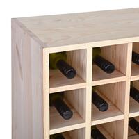 Produktbild f�r 'Weinregal 60 cm, KARO, Kiefernholz natur'
