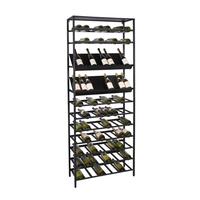 Produktbild f�r 'Metall-Weinregal BLACK PURE, Modell 4, schwarz pulverbeschichtet'
