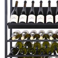 Produktbild f�r 'Metall-Weinregal BLACK PURE, Modell 4, schwarz pulverbeschichtet'