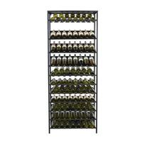 Produktbild f�r 'Metall-Weinregal BLACK PURE, Modell 5, schwarz pulverbeschichtet'