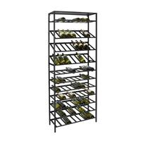 Produktbild f�r 'Metall-Weinregal BLACK PURE, Modell 5, schwarz pulverbeschichtet'