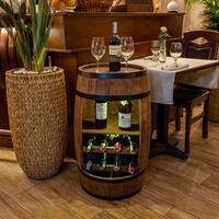 Produktbild f�r 'Weinfass aus massiver Erle, natur ge�lt'