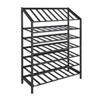Produktbild f�r 'Metall-Weinregal Black Pure, Modell 16, niedrig'