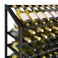 Produktbild f�r 'Metall-Weinregal Black Pure, Modell 16, niedrig'