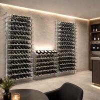 Produktbild f�r 'Metall-Weinregal BLACK PURE zur Wandbefestigung'