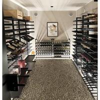 Produktbild f�r 'Metall-Weinregal BLACK PURE zur Wandbefestigung'