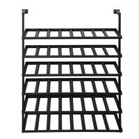Produktbild f�r 'Metall-Weinregal BLACK PURE zur Wandbefestigung, H 100 cm'