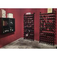 Produktbild f�r 'Metall-Weinregal BLACK PURE zur Wandbefestigung, H 200 cm'