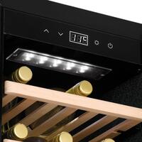 Produktbild f�r 'Zweizonen-Weink�hlschrank f�r 38 Flaschen'