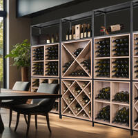 Produktbild f�r 'Weinregal-System BLACK PURE SUPREME'