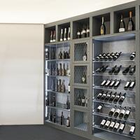 Produktbild f�r 'Weinregal-System Piemont, Tannenholz, Anthrazit'