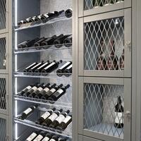 Produktbild f�r 'Weinregal-System Piemont, Tannenholz, Anthrazit'