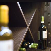Produktbild f�r 'Weinregal-System Piemont, Eichenfunier, dunkelbraun'