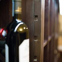Produktbild f�r 'Weinregal-System Piemont, Eichenfunier, dunkelbraun'