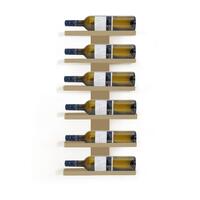 Produktbild f�r 'Wand-Weinregal f�r 6 Flaschen 0,75l, goldfarben'