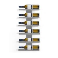 Produktbild f�r 'Wand-Weinregal f�r 6 Flaschen 0,75l, silberfarben'
