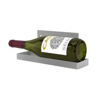 Produktbild f�r 'Wand-Weinregal f�r 1 Flasche 0,75l, silberfarben'