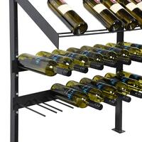 Produktbild f�r 'BLACK PURE VARIO Modell 1 f�r liegende Flaschenlagerung'