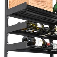 Produktbild f�r 'BLACK PURE VARIO Modell 2 f�r querliegende Flaschenlagerung'