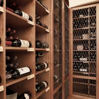 Produktbild f�r 'Weinregal-System Piemont, Tannenholz, Nuss/ mittelbraun'