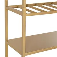 Produktbild f�r 'Metall-Weinregal BLACK PURE, Modell 8, gold pulverbeschichtet'