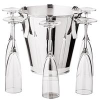 Produktbild f�r 'Sekt-/Flaschenk�hler CALO mit Haltern f�r 6 Gl�ser'