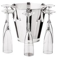 Produktbild f�r 'Sekt-/Flaschenk�hler CALO mit Haltern f�r 6 Gl�ser'