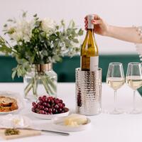 Produktbild f�r 'Wein-/Flaschenk�hler NEBRASKA, geh�mmert'