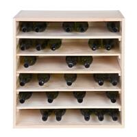 Produktbild f�r 'Weinregal 60 cm, Modul LINEA, Kiefernholz natur'