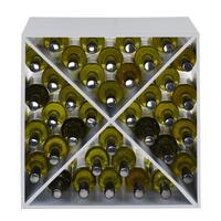 Produktbild f�r 'Weinregal-W�rfel CARRE silbergrau'