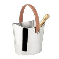 Produktbild f�r 'Wein-/Flaschenk�hler GILBERT, mit Ledergriff, glatt'