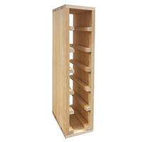 Produktbild f�r 'Weinregal 60 cm, Modul schmal f�r 6 Flaschen, natur'