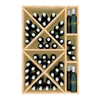 Produktbild f�r 'Weinregal PROVINALIA Modell 39, Kiefer'