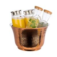 Produktbild f�r 'Flaschenk�hler ATHEN, kupferfarben, geh�mmert'