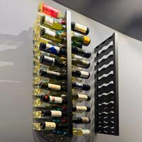 Produktbild f�r 'Metall-Wandweinregal SICILIA'