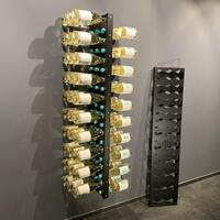 Produktbild f�r 'Metall-Wandweinregal SICILIA'