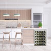 Produktbild f�r 'Weinregal RUSTIKO f. 36 Fl., Wei�, H 85,5 cm'
