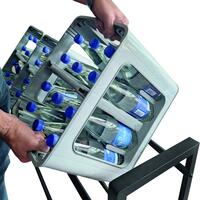 Produktbild f�r 'Getr�nkekisten-Regal aus Metall, B 50 cm'
