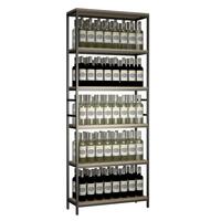 Produktbild f�r 'Metall-Holz Lagerregal Black Pure WOOD Modell 1'