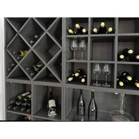 Produktbild f�r 'Weinregal-System CAVEPRO aus Holz im Dekor Esche graphit'