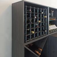 Produktbild f�r 'Regalmodul mit X-Kreuz, Esche graphit'