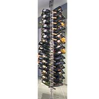 Acryl-Weinregal LUCIDA, 136 Fl., beleuchtet, schr�ge Lagerung
