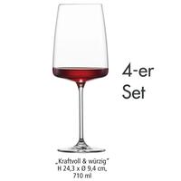 Produktbild f�r 'Bordeauxglas Kraftvoll & W�rzig, 4er Set (ab 12,95 EUR/Glas)'