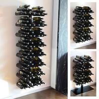 Produktbild f�r 'Design Wand-Weinregal WINE TREE aus Metall'