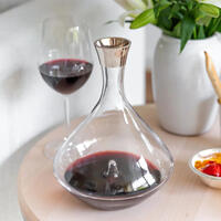 Produktbild f�r 'Karaffe FREDERICK Kristallglas mit Platinrand H 27 x � 19 cm 2,1 Liter'