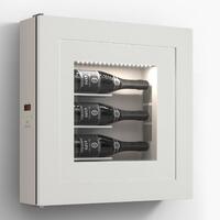 Produktbild f�r 'Klimatisiertes Wand-Weinregal f�r 3 Flaschen, Modell 1'