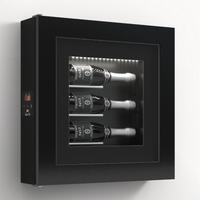 Produktbild f�r 'Klimatisiertes Wand-Weinregal f�r 3 Flaschen, Modell 6'