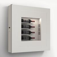 Produktbild f�r 'Klimatisiertes Wand-Weinregal f�r 4 Flaschen, Modell 1'