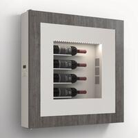 Produktbild f�r 'Klimatisiertes Wand-Weinregal f�r 4 Flaschen, Modell 3'